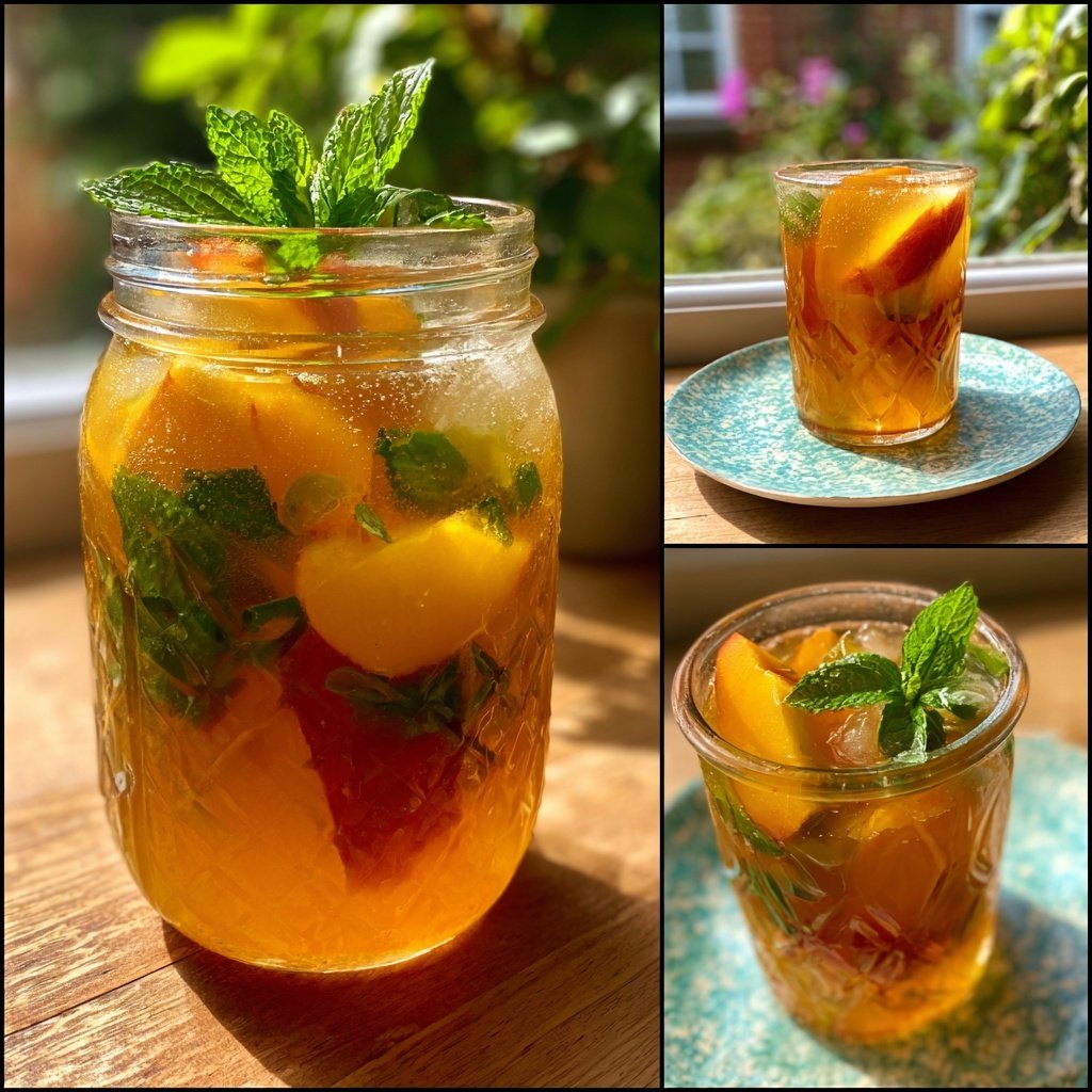 Peachy Green Tea Refresher