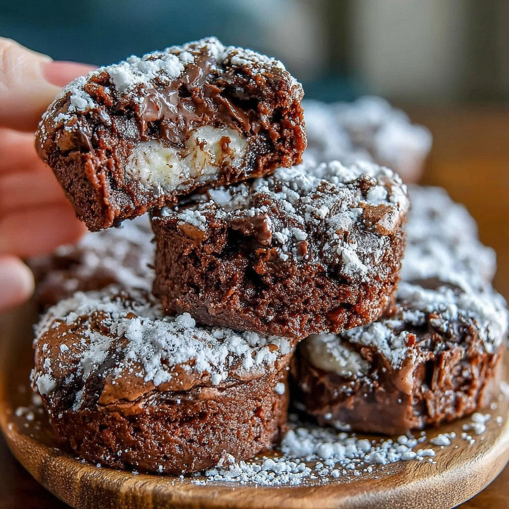 Chocolate Marble Brownie Bites