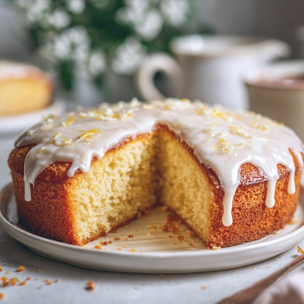 Dessert Vanilla Sponge Cake