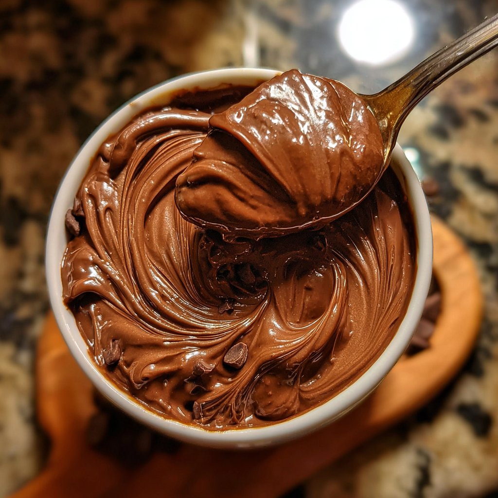 Spoonful of Choco-Swirl Pudding