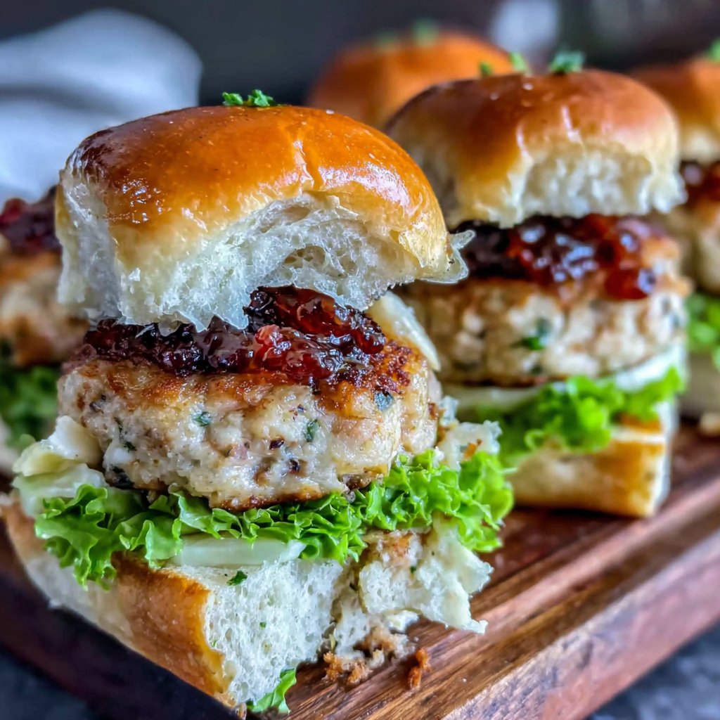 Brunch Sliders with Turkey Patty