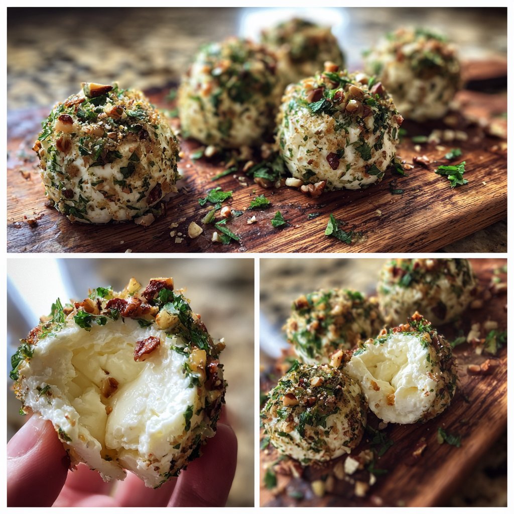 Herb-Infused Goat Cheese Bites