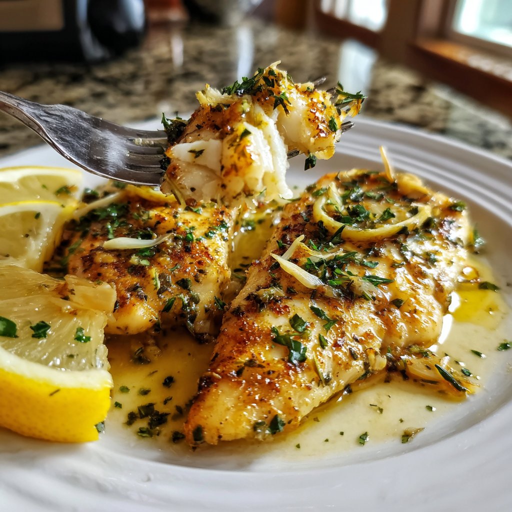 Zesty Lemon Garlic Tilapia