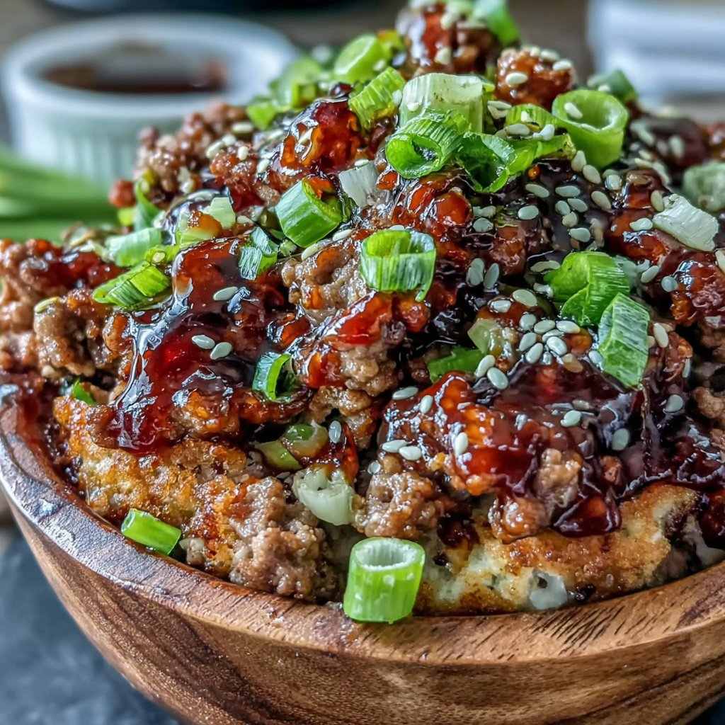 Honey Teriyaki Hamburger Meat Bowl